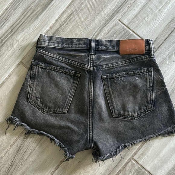 Moussy Black Denim Shorts - Picture 4 of 11